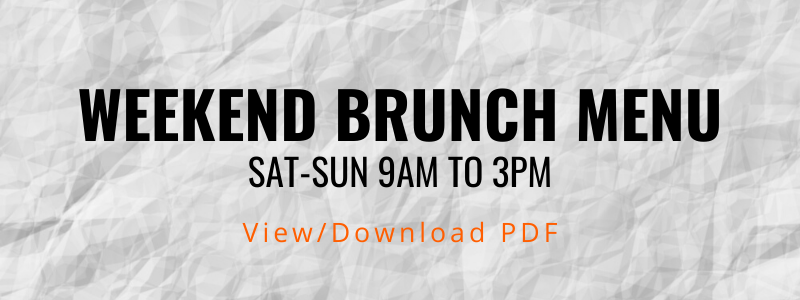 Ethos Vegan Kitchen Brunch Menu